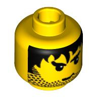 Lego hlava, žlutá (4187301)